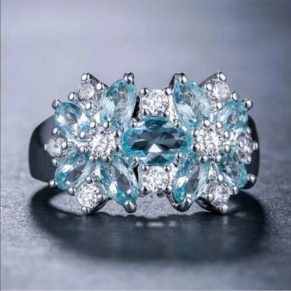 N/A simulated aquamarine